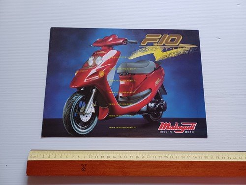 Malaguti 50 F10 Jetline scooter depliant italiano originale