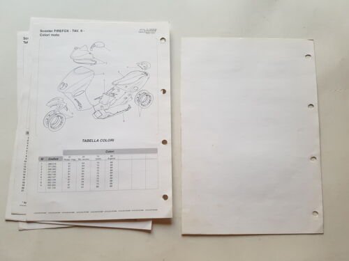 Malaguti 50 F15 Firefox catalogo ricambi originale Parts Catalogue