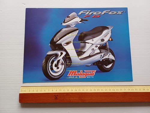 Malaguti 50 F15 Firefox depliant scooter ITALIANO originale
