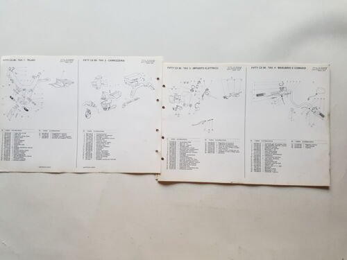 Malaguti 50 Fifty CX 1989 catalogo ricambi originale Spare Parts …
