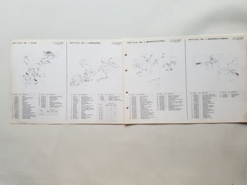 Malaguti 50 Fifty CX 1991 catalogo ricambi telaio originale Parts …