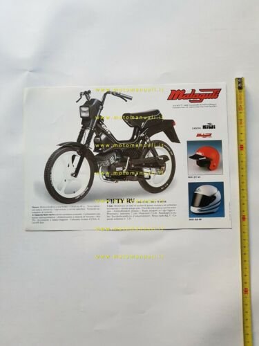 Malaguti 50 Fifty TOP - RV anni 80 depliant tubone …