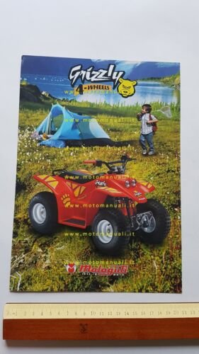 Malaguti 50 Grizzly Quad 4 ruote depliant originale italiano