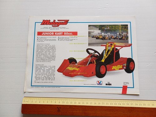 Malaguti 50 Junior Kart 1984 depliant italiano originale