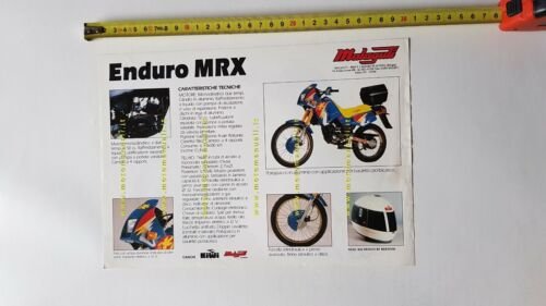 Malaguti 50 MRX Enduro 1987 depliant Ciclomotore originale brochure