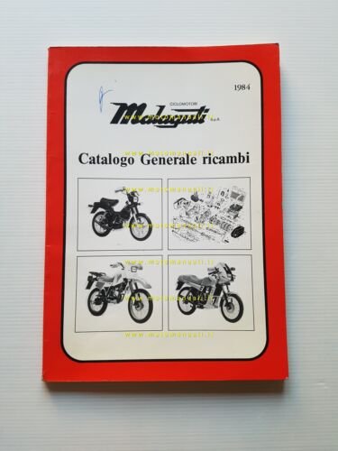 Malaguti catalogo ricambi generale 1984 tutti modelli Fifty RCX SAHIB …
