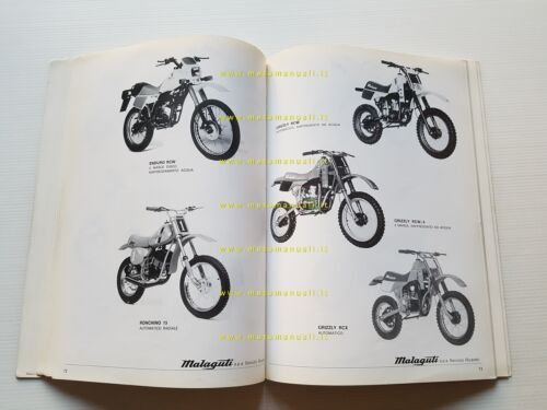 Malaguti catalogo ricambi generale 1984 tutti modelli Fifty RCX SAHIB …