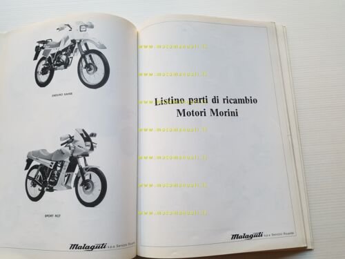 Malaguti catalogo ricambi generale 1984 tutti modelli Fifty RCX SAHIB …