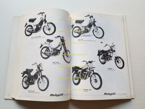 Malaguti catalogo ricambi generale 1984 tutti modelli Fifty RCX SAHIB …