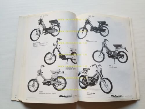 Malaguti catalogo ricambi generale 1984 tutti modelli Fifty RCX SAHIB …
