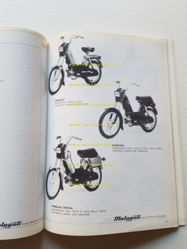 Malaguti catalogo ricambi generale 1984 tutti modelli Fifty RCX SAHIB …