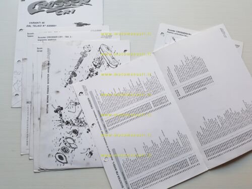 Malaguti Crosser CR1 50 1995-96 catalogo ricambi originale
