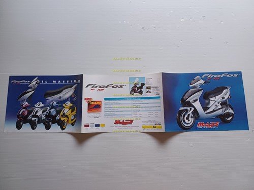 Malaguti F15 Firefox 50 depliant ITALIANO INGLESE originale