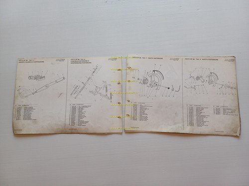 Malaguti Fifty HF 50 1989 catalogo ricambi originale