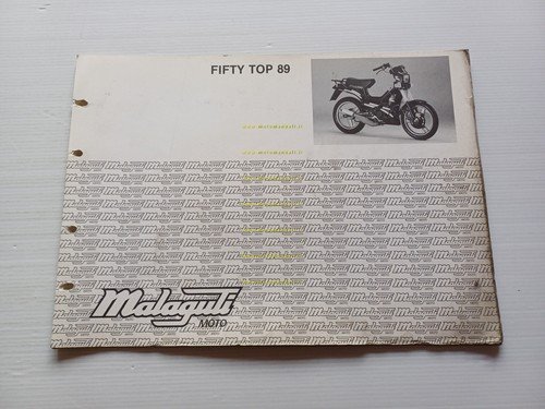 Malaguti Fifty TOP 50 1989 catalogo ricambi originale