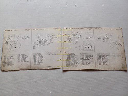 Malaguti Fifty TOP 50 1989 catalogo ricambi originale