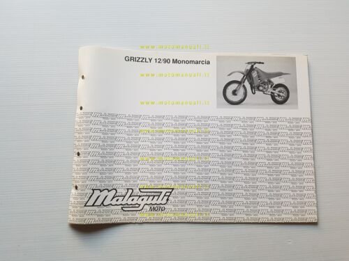 Malaguti Grizzly 50 12/90 Minicross catalogo ricambi originale