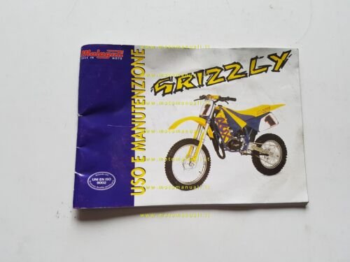 Malaguti Grizzly 50 2000 manuale uso manutenzione libretto originale italiano