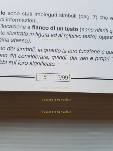 Malaguti Madison 250 1999 Manuale Officina motore Yamaha-Minarelli originale