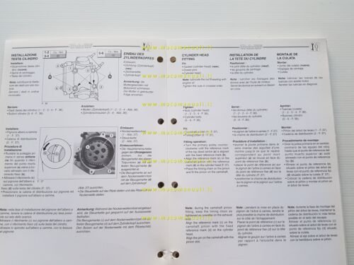 Malaguti Madison 250 1999 Manuale Officina motore Yamaha-Minarelli originale