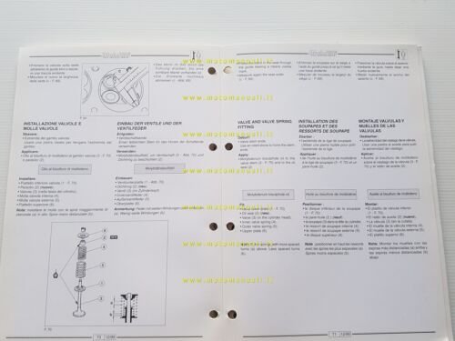 Malaguti Madison 250 1999 Manuale Officina motore Yamaha-Minarelli originale