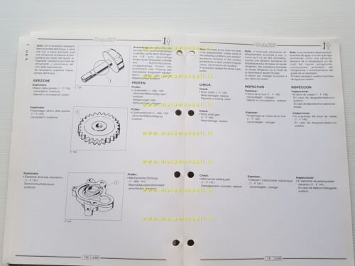 Malaguti Madison 250 1999 Manuale Officina motore Yamaha-Minarelli originale