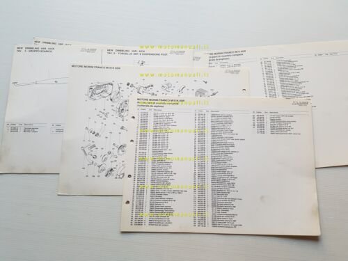 Malaguti New Dribbling 50 VAR-Kick catalogo ricambi originale