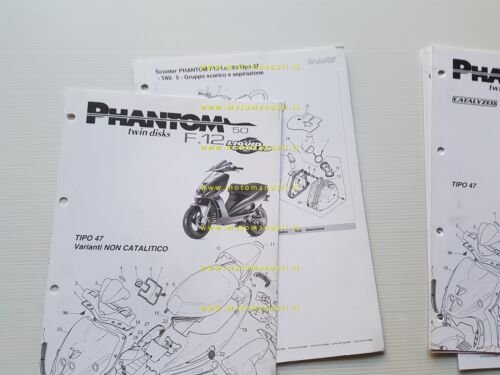 Malaguti Phantom 50 F12 Twin Disc LC 1999 catalogo ricambi …