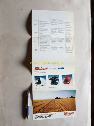 Malaguti produzione ciclomotori 1983 depliant originale brochure prospekt