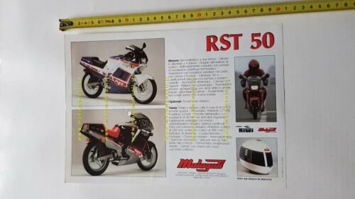 Malaguti RST 50 1987 depliant Ciclomotore originale brochure