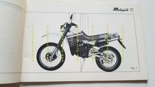 Malaguti Runner 125 1985 Manuale Uso manutenzione originale Owner's Manual