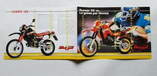 Malaguti Runner 125 VS 1986 depliant Italiano originale brochure