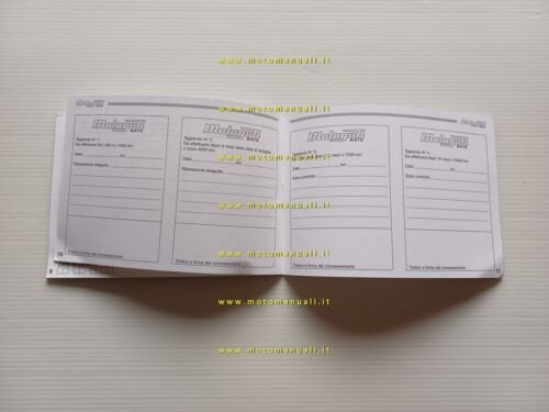 Malaguti scooter libretto tessera garanzia anni 90 originale nuovo