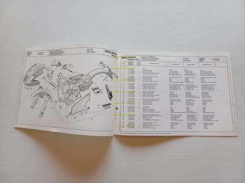 Malanca 125 GTI 80 - 125 E2C Sport catalogo ricambi …