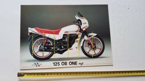 Malanca 125 OB One H2O 1982 depliant originale moto brochure