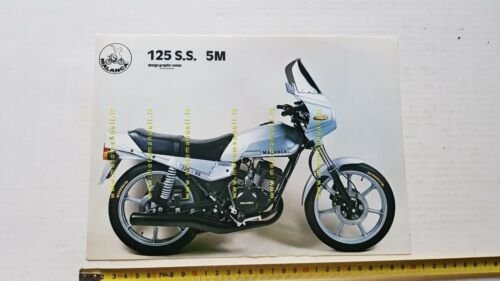 Malanca 125 SS 5M 1982 depliant originale moto brochure