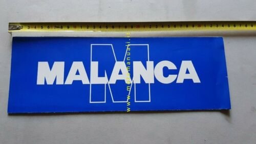 Malanca 1976 produzione moto depliant poster originale motorcycle brochure