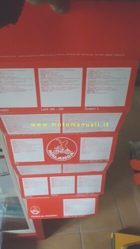 Malanca 1979 produzione moto depliant poster originale motorcycle brochure