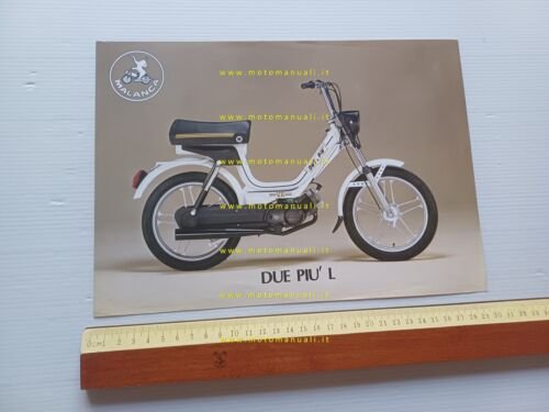 Malanca 50 Due Più L depliant italiano originale ciclomotore