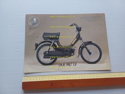 Malanca 50 Due Più LP depliant italiano originale ciclomotore