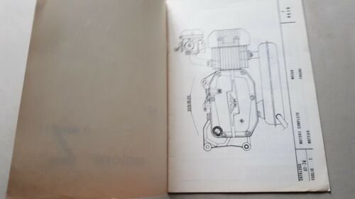 Malanca Motore Z 50 1974 Catalogo Ricambi Originale Engine Spare …