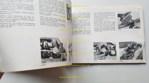 Malanca motori 50-125 manuale officina italiano inglese originale