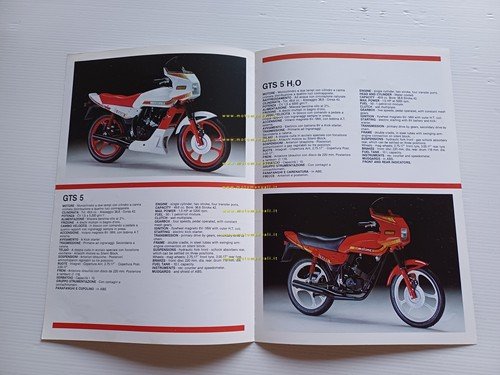 Malanca Serie GTS 5 50 1984 depliant italiano originale