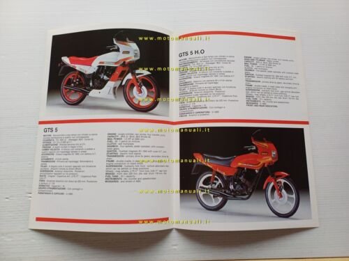 Malanca Serie GTS 5 50 1984 depliant originale ciclomotore brochure