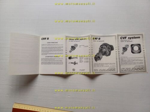 Malossi trasformazioni CVF System per Vespa PK anni 80 istruzioni …