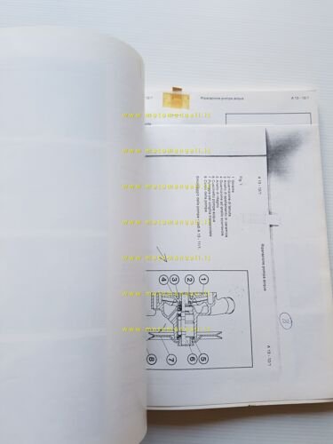 MAN manuale officina motori Diesel D 0224 MF D 0226 …