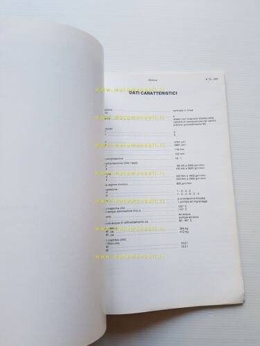 MAN manuale officina motori Diesel D 0224 MF D 0226 …