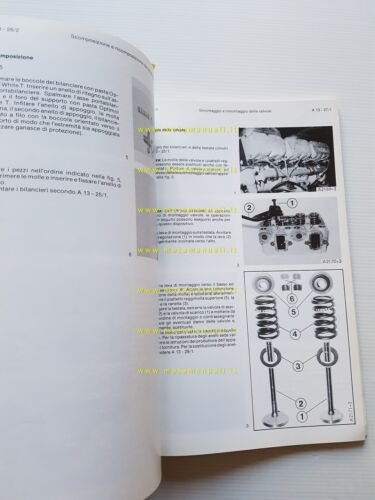 MAN manuale officina motori Diesel D 0224 MF D 0226 …