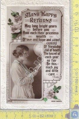 Many Happy Returns - Cartolina - Postcard - Primi '900 … | Immagine principale