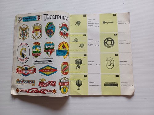 Marchi catalogo accessori Vespa Lambretta ciclomotori moto 1962 originale